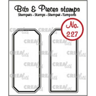 Crealies Clear Stamps - Bits & Pieces Label CLBP227